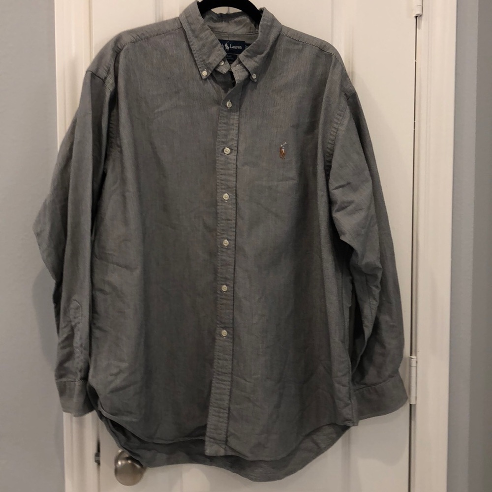 Men’s Ralph Lauren Button Up Dress Shirt, Size XL